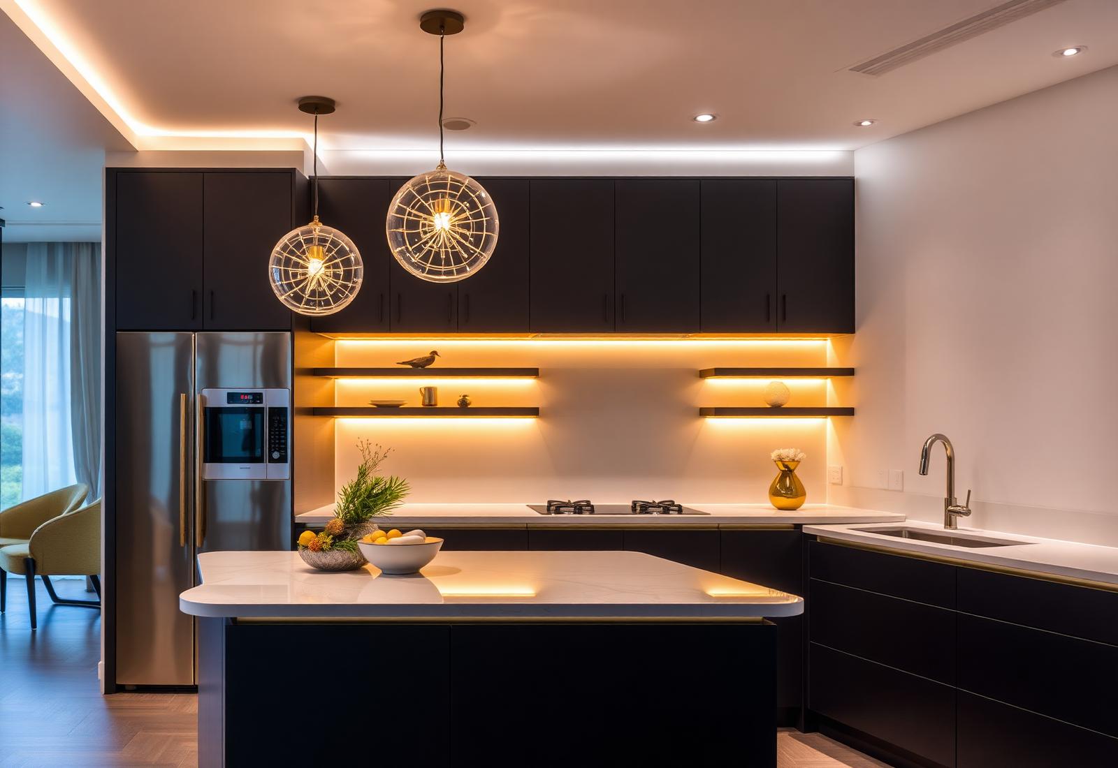 Luxury Kitchen Lighting Design